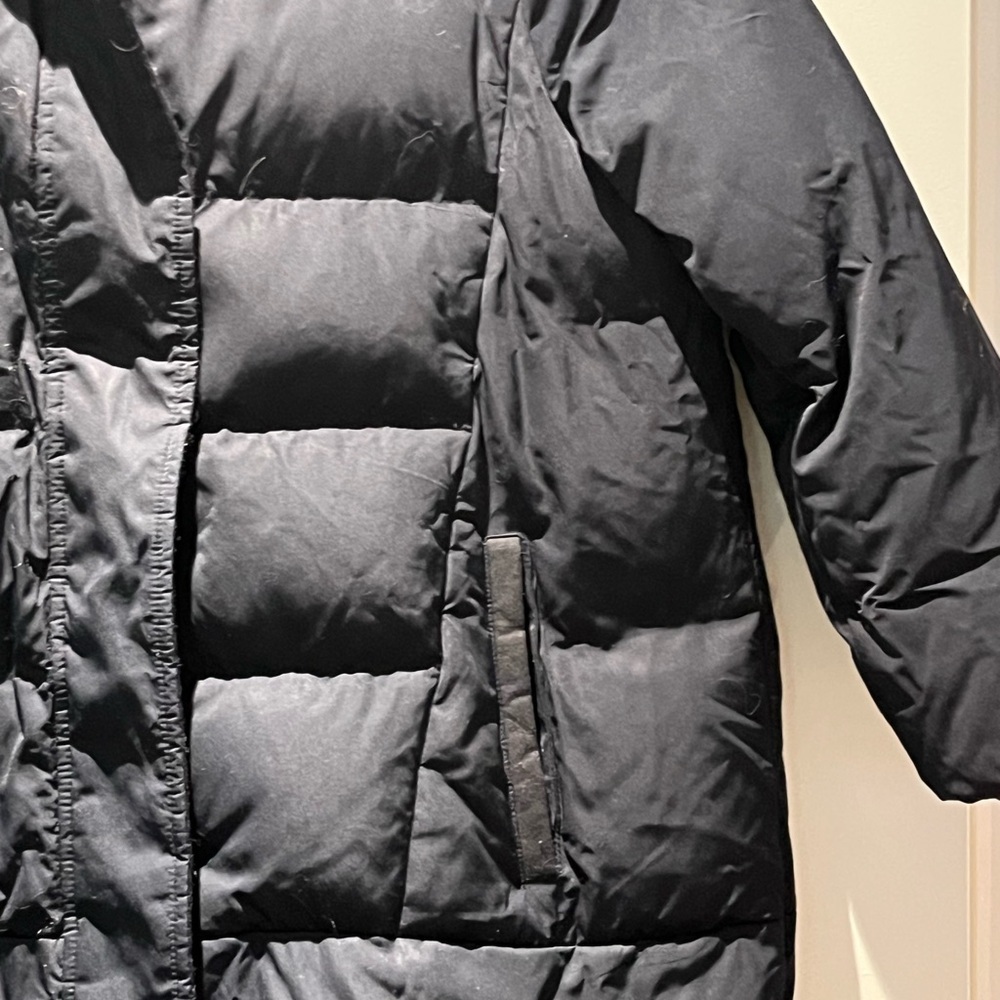 Renoma French Designer Down Filled Puffer Coat with Fur Trim - Picture 3 of 10